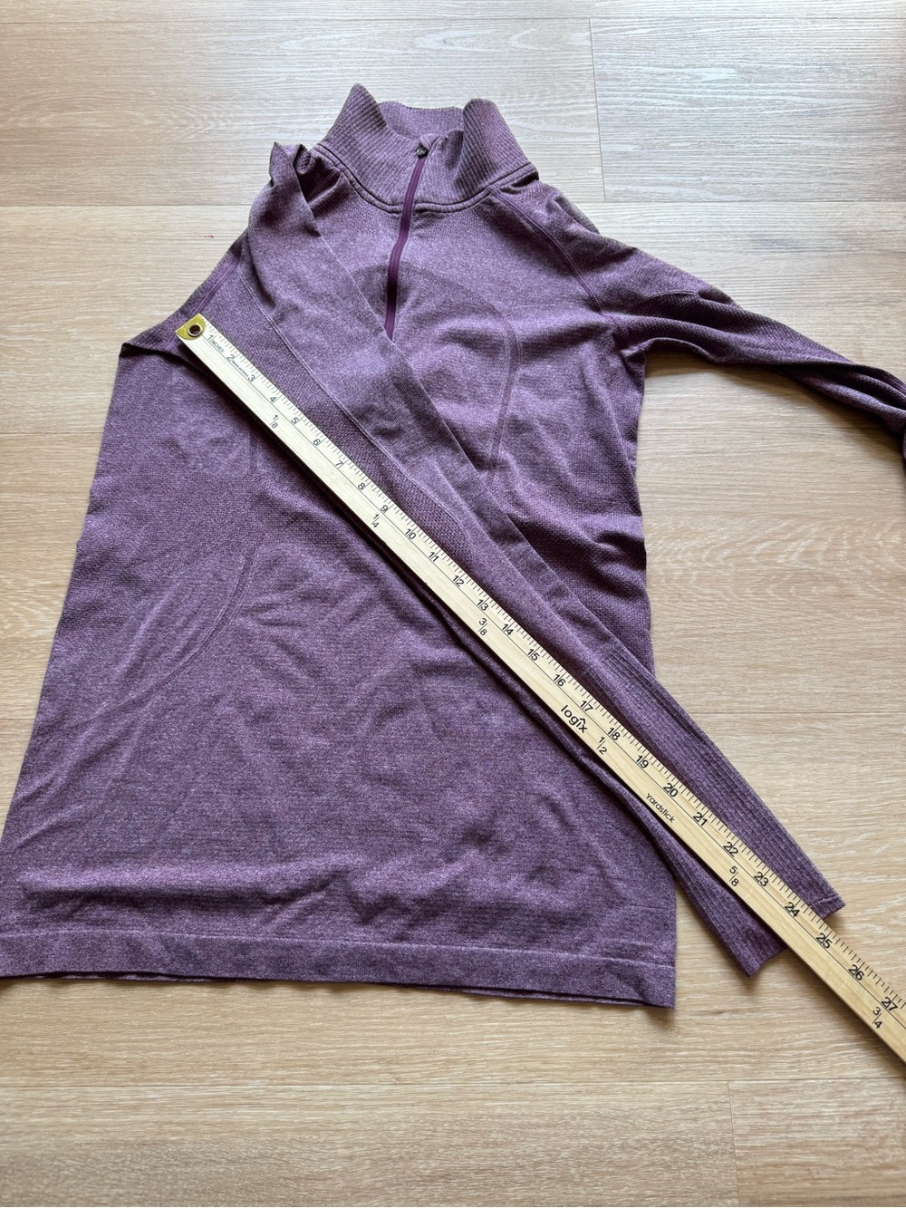 lululemon athletica Heather Plum Half‑Zip Pullover - Picture 7 of 10